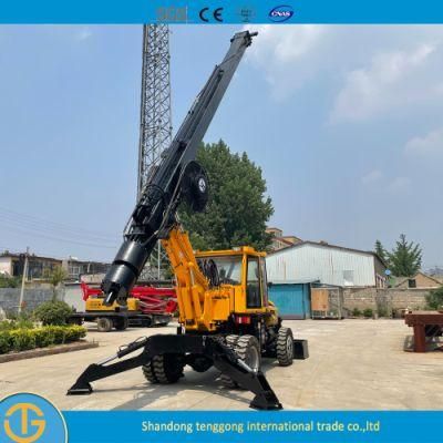 Rotary Pile Driver Bored Tractor Portable Drilling Rig for Sale Dl-180 Model