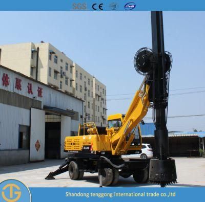 Hydraulic Oil Surface Bored Drop Hammer Piling Equipment Deep Well Drilling Rig