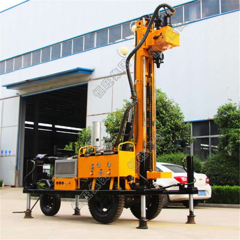Mini Tricycle Air and Mud Borehole Drilling Rig