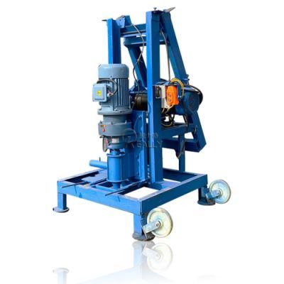 4kw Hydraulic Electric Water Well Drilling Rig Machine Price 80m Deep Borehole Drilling Machine Portable Rig Mining for Water