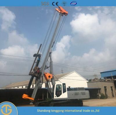 Portable Hydraulic Water Well Long Spiral Rotary Drilling Rig
