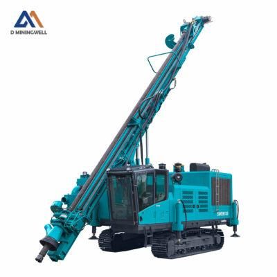 DTH Drill Machine Use Long Rod Rotary Drilling Rig Crawler Drilling Rig DTH Drill Rig
