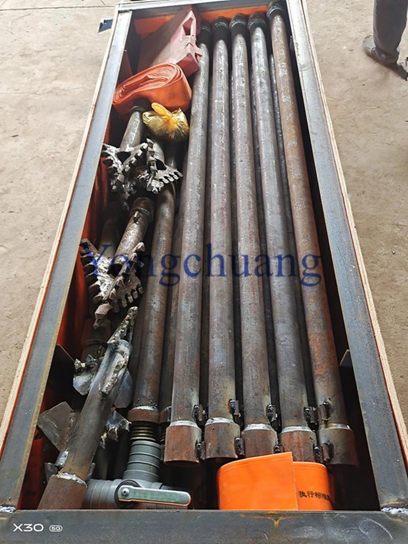 Hydraulic Drilling Rigs with Drill Pipe and Drill Bit