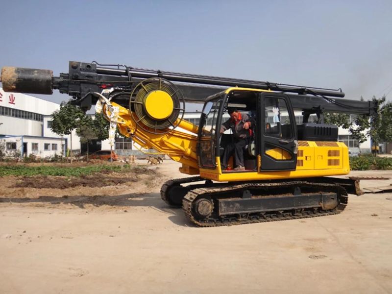 Crawler Rotary Drilling Machine 14m Rotary Drilling Rig