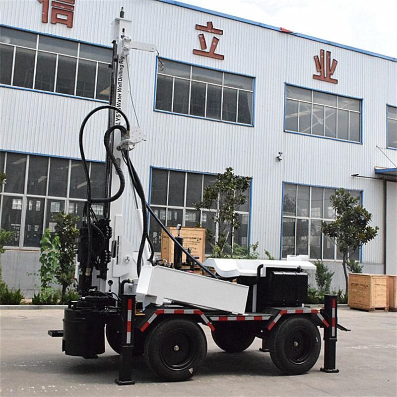 300m Deep DTH Borehole Water Well Drill Rig Deep Hole