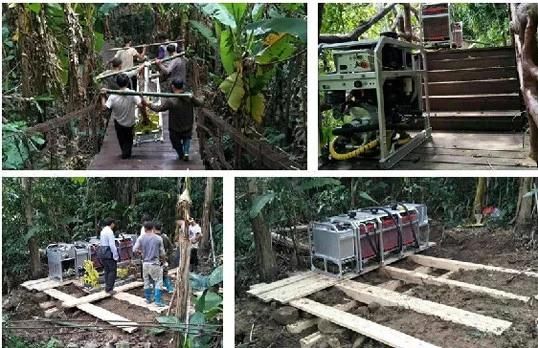 Portable Hydraulic Diamond Core Drilling Rig Hq/ Ntw/Btw