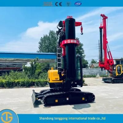 Crawler Pile Driver Drilling Electric Ground Screw Pile Driver Epuipments Dr-60 Middle Rotary Rig Machine