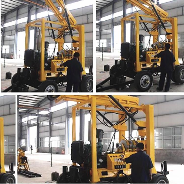 Diamond Bits Portable Water Well Drilling Rig Borehole Drilling Machine