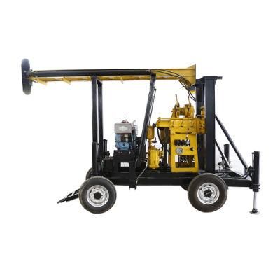 2022 Hot Sale Factory Price Portable Shallow Bore Rig 200m Small Water Well Drilling Machine for Sale