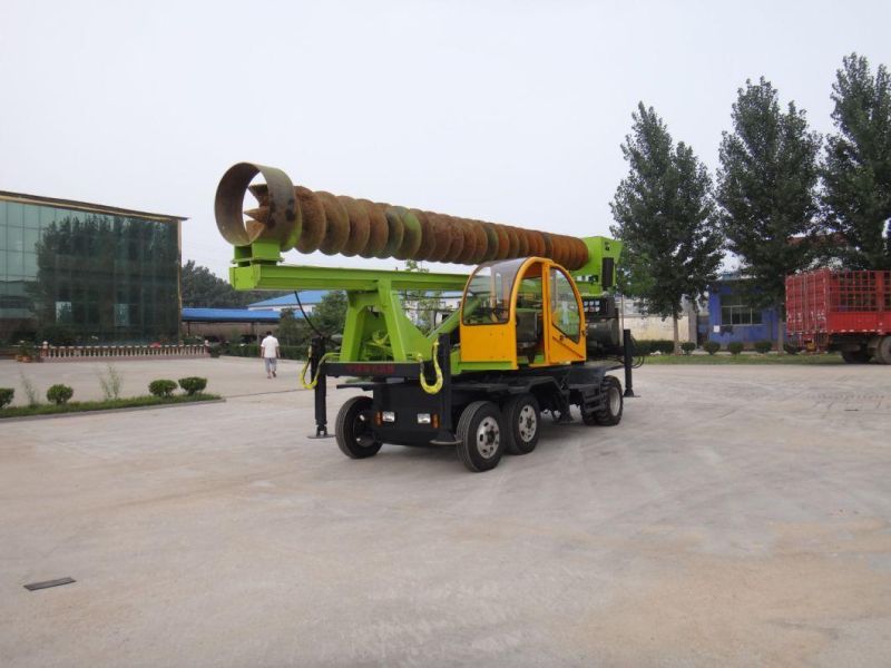 Foundation Machinery Wheeled 360-8 Excavator Pile Driving Equipment for Civil Construction, New Rural Construction, Municipal Construction