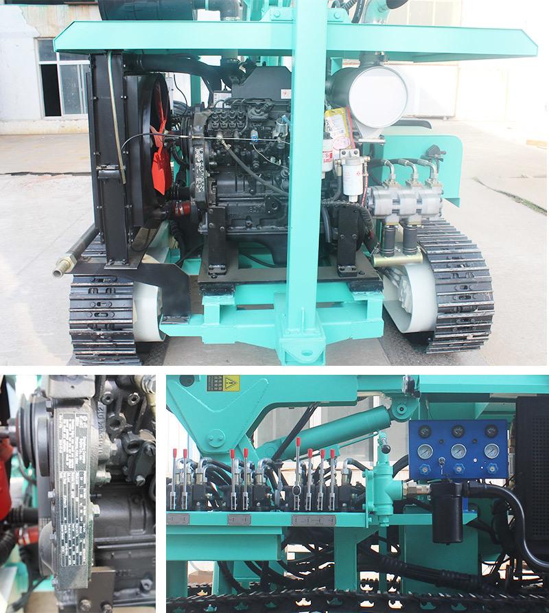Hf130y Hydraulic Photovoltaic Solar Spiral Pile Drilling Rig