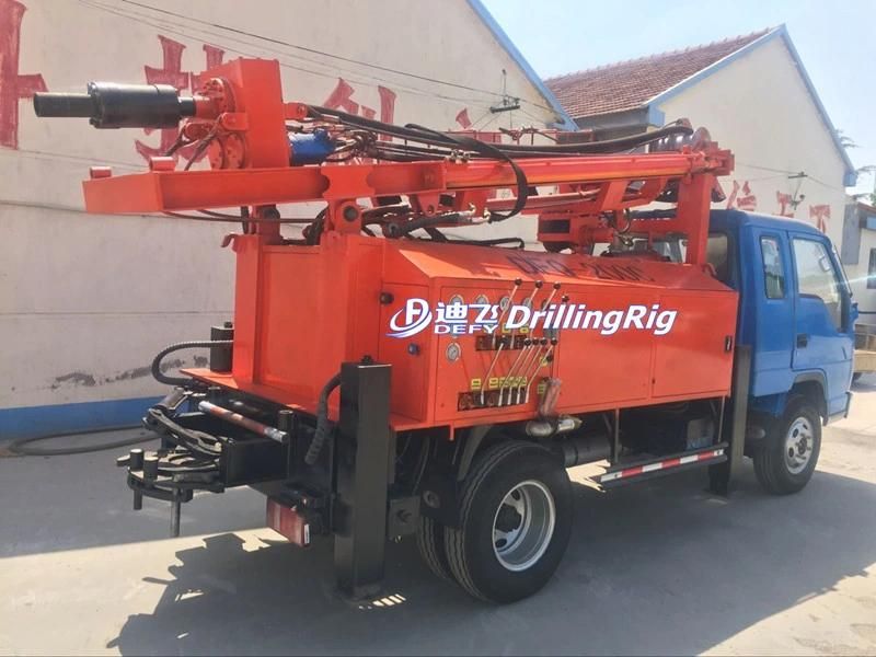 Truck Mounted DTH Hammer Water Well Drilling Rig for Sale