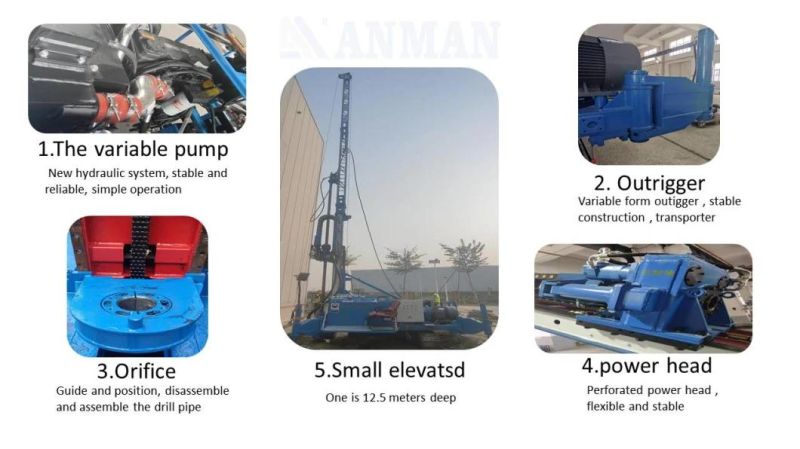 Sjl-60c Without The Removal of Drill Rod Jet Grouting Drill Rig