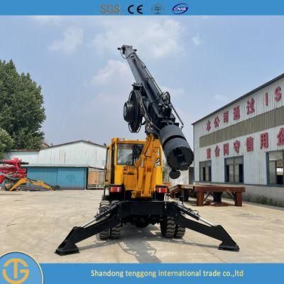 Drilling Rig Head Hydraulic System Portable Small Drilling Rig for Sale Dl-180 Model