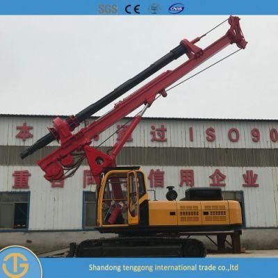 Hydraulic Oil System Portable Small Crawler Pile Driver Drilling Dr-90 Rig for Free Can Customized