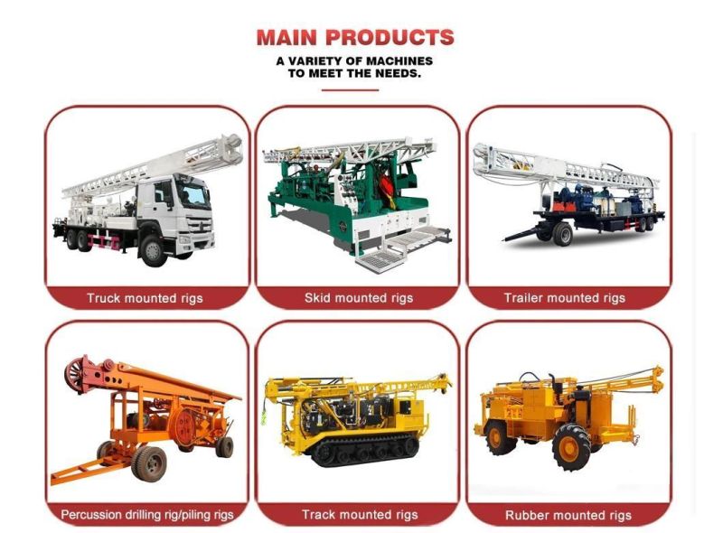 Made in China / Manufacturer / 200m300m400m500m Truck Mounted Water Well Drilling Rig / Truck Mounted Rig, Dual Power