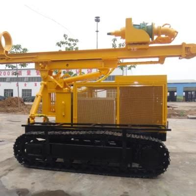 High Effciency Solar Power Photovoltaic Crawler Ground Drilling Pile Driver Construction Machinery