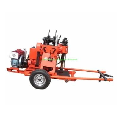 Portable Trailer Mobile Hydraulic Core Drilling Rig (150m)