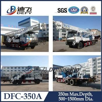 Dfc-350A Truck Mounted Rotary Water Borehole Drilling Rig Machine for Sale