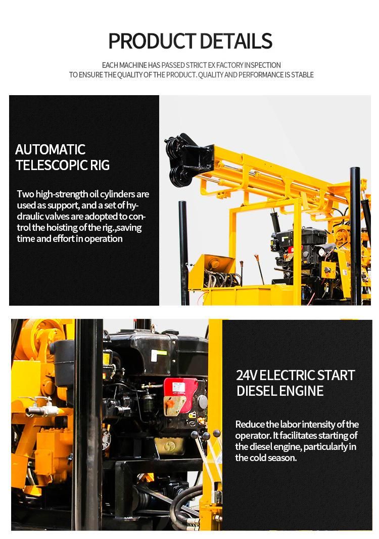 Crawler Drilling Rig Small Water Well Drilling Machine for Sale