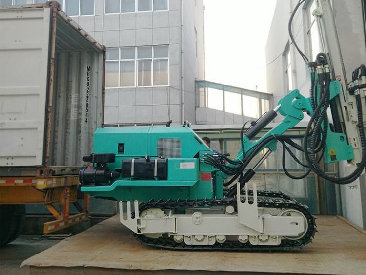 Hf140y Crawler DTH Anchor Holes Drilling Rig for Hard Ground