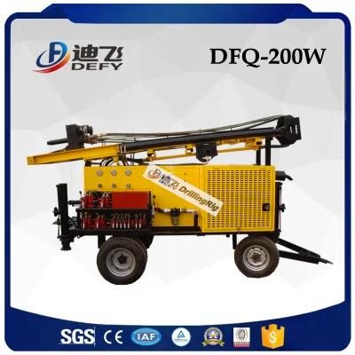 Used Trailer Mounted Water Well Drilling Rig China