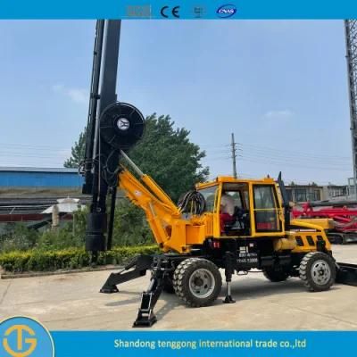 Hydraulic Auger Boring Bored Tractor Portable Small Drilling Rigs for Sale Dl-180 Model