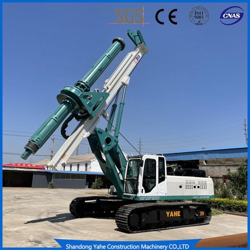 Small Crawler Type Hydraulic Pile Driver Supplier Dr-150 Model for 30m Depth