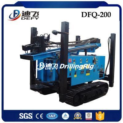 2022 Hot Sale Dfq-200 Compressor Borewell Hard Rock Blasting Drilling Rig