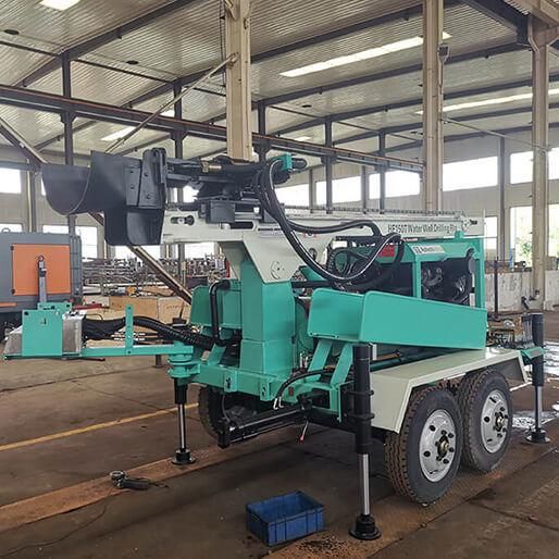 260m Depth! Portable Trailer Mounted Water Well Drilling Rig