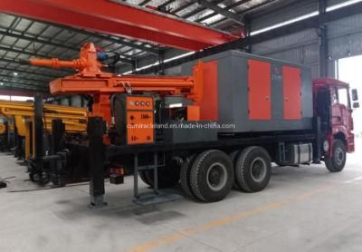 200m 300m 400m 500m 600m Truck Mounted Top Drive Full Hydraulic Water Well Drilling Rig