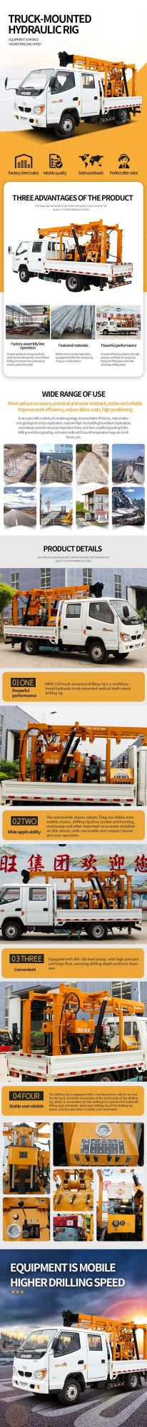 600m Deep Water Well Bore Hole Well Drilling Machine