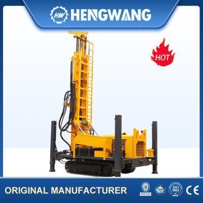 Drill Mast 3m Crawler Type Diesel Borehole Water Well Drilling Rig Machine Weight 8t Multi-Function Drilling