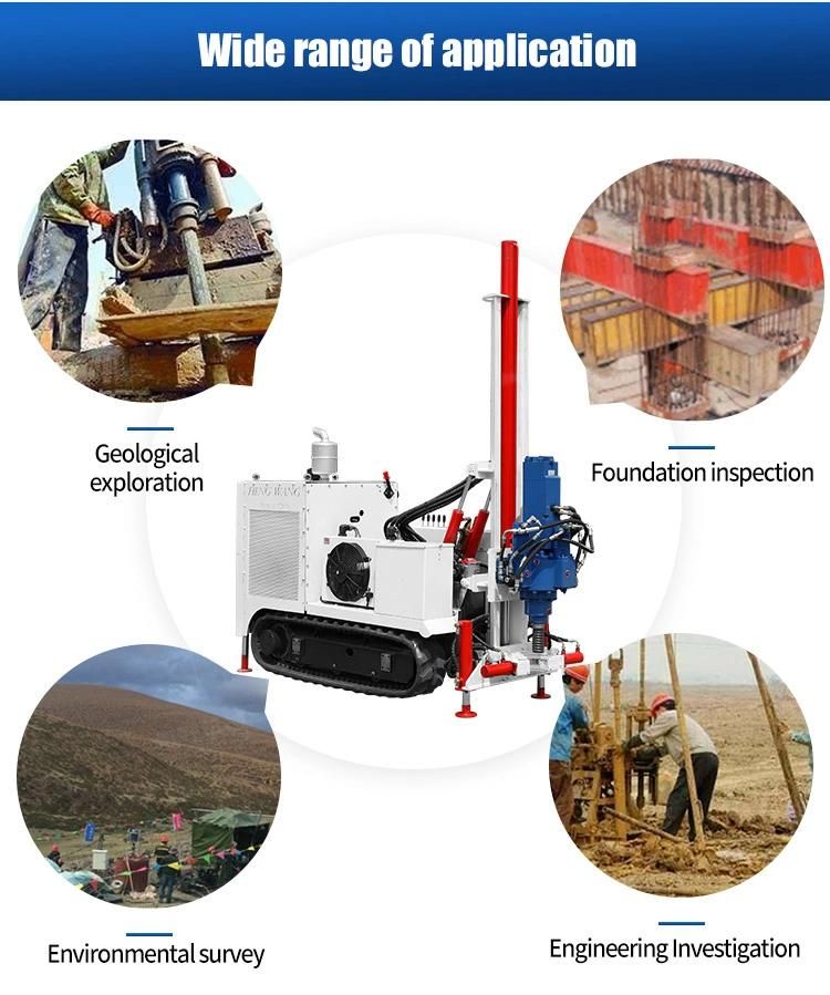 Sample Core Drill Rig 30m Core Depth for Soil Testing