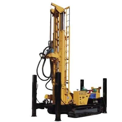 Drilling Depth 100 to 1000 Meter Crawler Pneumatic Rotary Water Well Drilling Rig Machine Prices for Sale