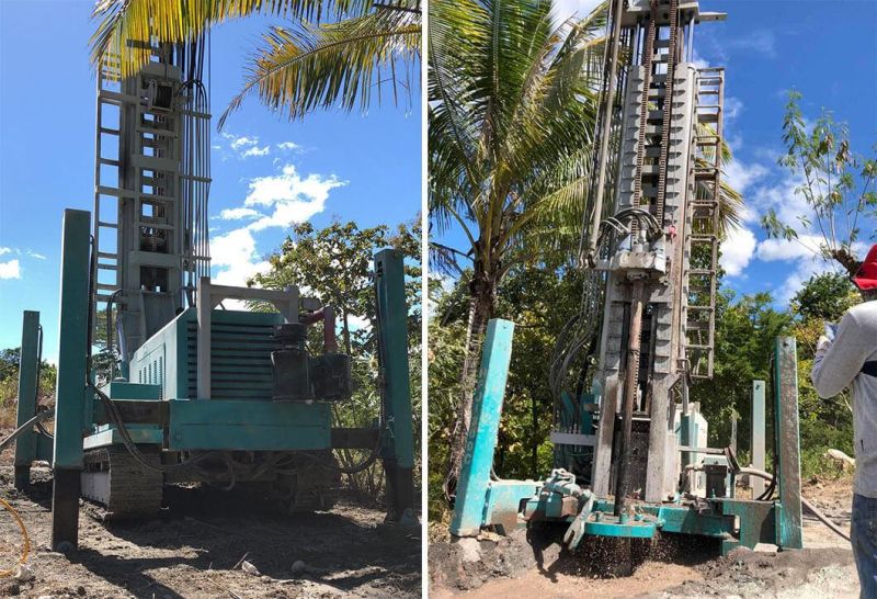 Safe and Stable 500 Meter Water Well Drilling Rig with Diamond Bit