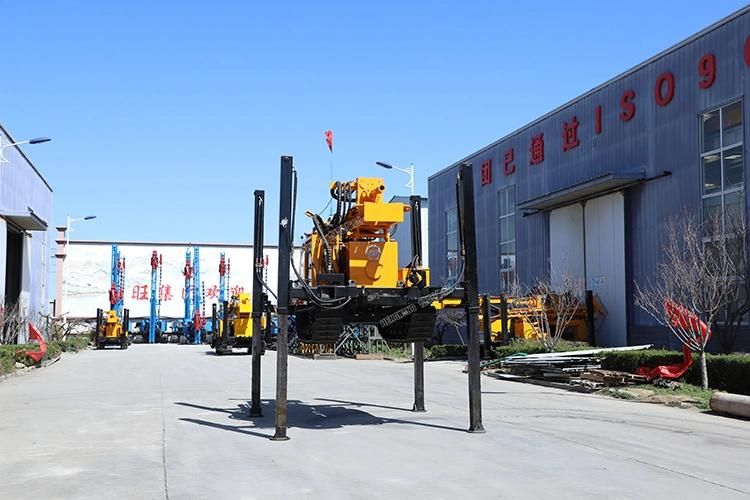 Portable 150m Hydraulic DTH Pneumatic Water Borehole Drilling Rig Price