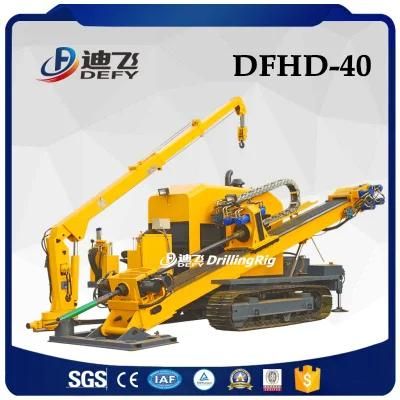 2022 Hot Sale 40t Track Mounted Trenchless HDD Machine for Pipe Laying