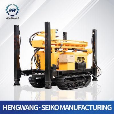 Crawler Pneumatic Rotary Water Well Drilling Rig Machine Prices