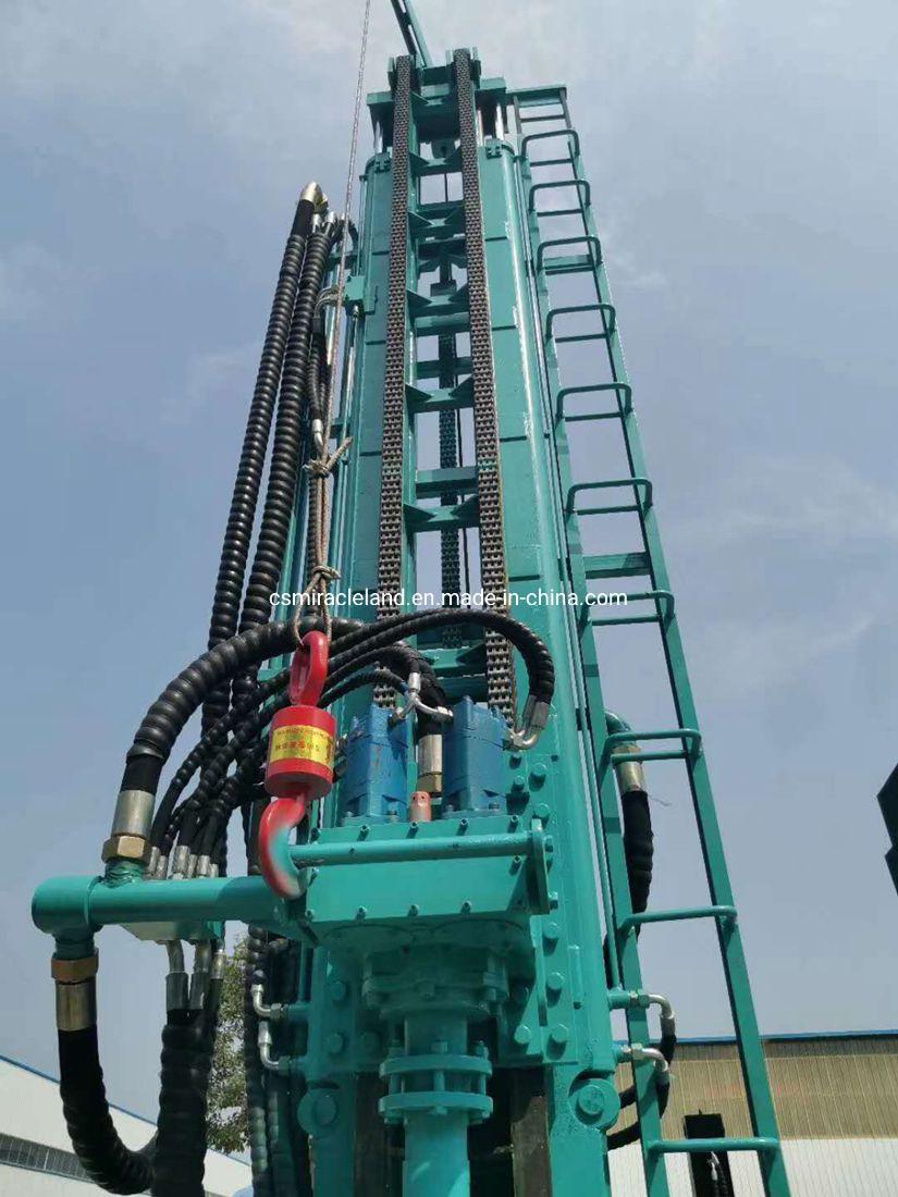 Truck Mounted Hydraulic Rotary Head Borehole Water Well Drilling Rig with Air Compressors/Mud Pump