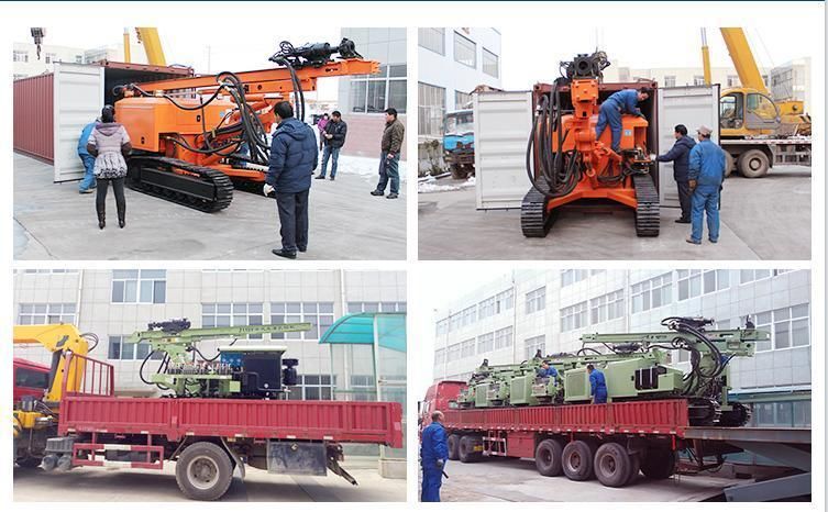 Hot Selling Mining Hydraulic DTH Hammer Blast Hole Portable Rock Drilling Rig