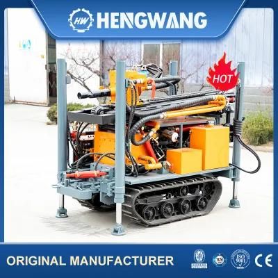 Engine Power 73kw Depth 160m Hydraulic Crawler Well Pneumatic Drill Rig