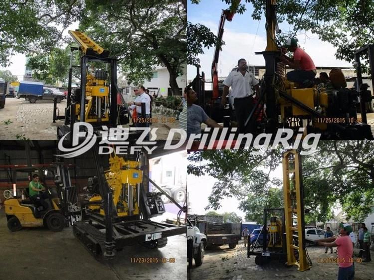 Mobile 400m Portable Hydraulic Water Well Drilling Rig