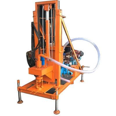 Diesel Hydraulic Lifting Borehole Water Well Drilling Rig for Sale