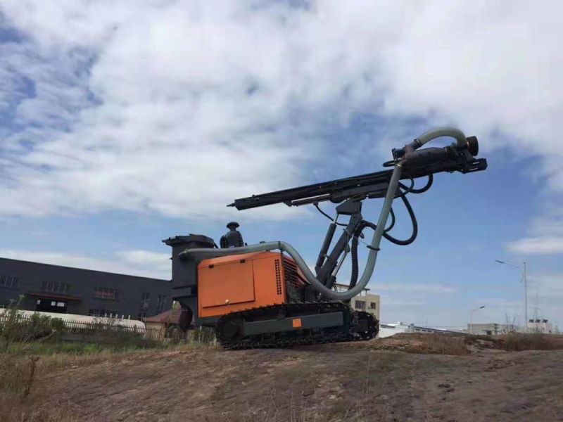 Crawler Mounted Blast Hole Drill Rig for Mining DTH Drilling Machine