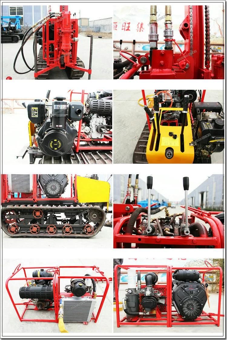 Mini Crawler Track Mounted Pneumatic Drilling Machine