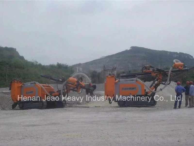 Zega D535t Pneumatic Surface DTH Crawler Drilling Rig for Mining or Quarry