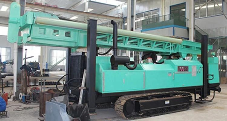 Hf1100y 1000m Crawler Type Borehole Water Well Drilling Rig Machine