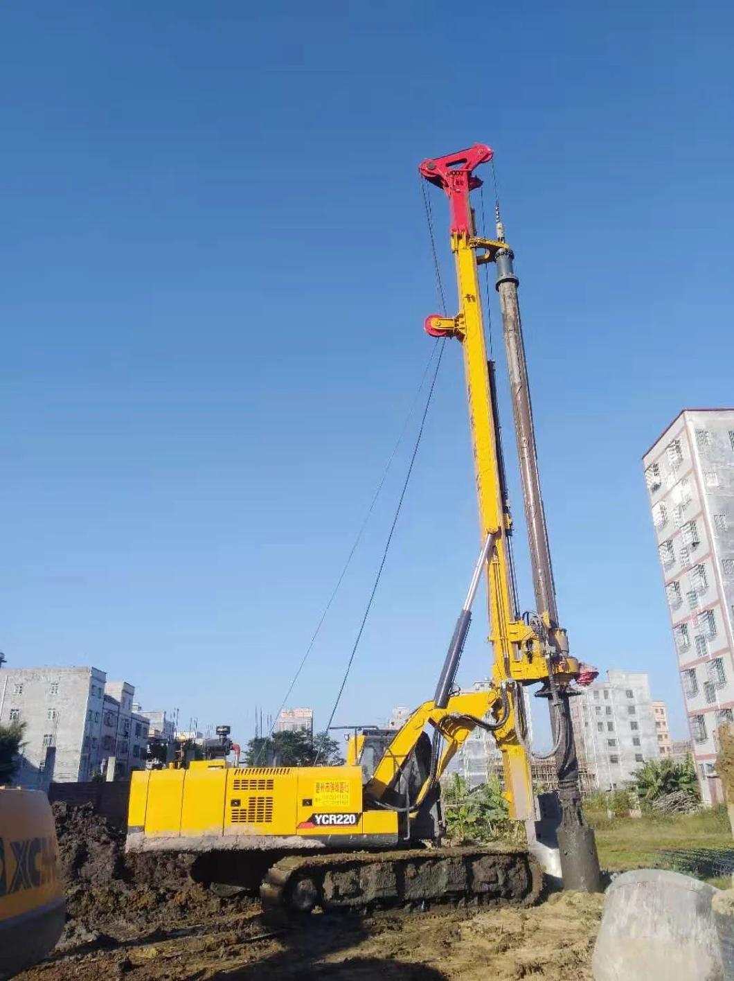 China Brand Portable 260kn. M Yuchai Hydraulic Rotary Drilling Machine Ycr220