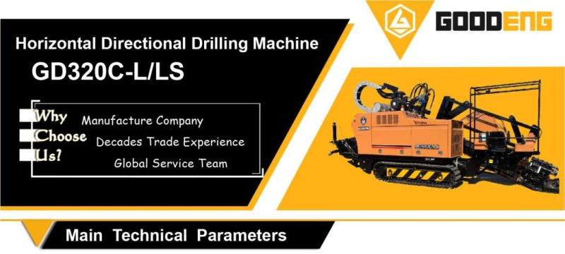 Goodeng GD320-LS HDD rig for underground pipeline